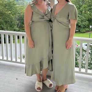 Show Me Your MuMu Rome Twist Satin Dress